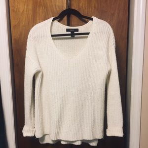 Cream knit sweater